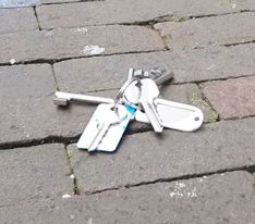 Sleutelbos die een bewoner van Veghel verloor